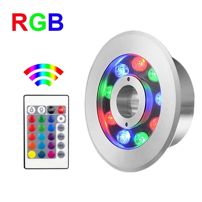 RGB ׶̼ м  LED , IP68,  , AC85-265V    , 6W, 12w18w24W